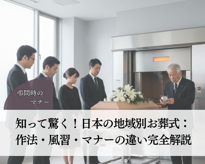 知って驚く！日本の地域別お葬式文化とは