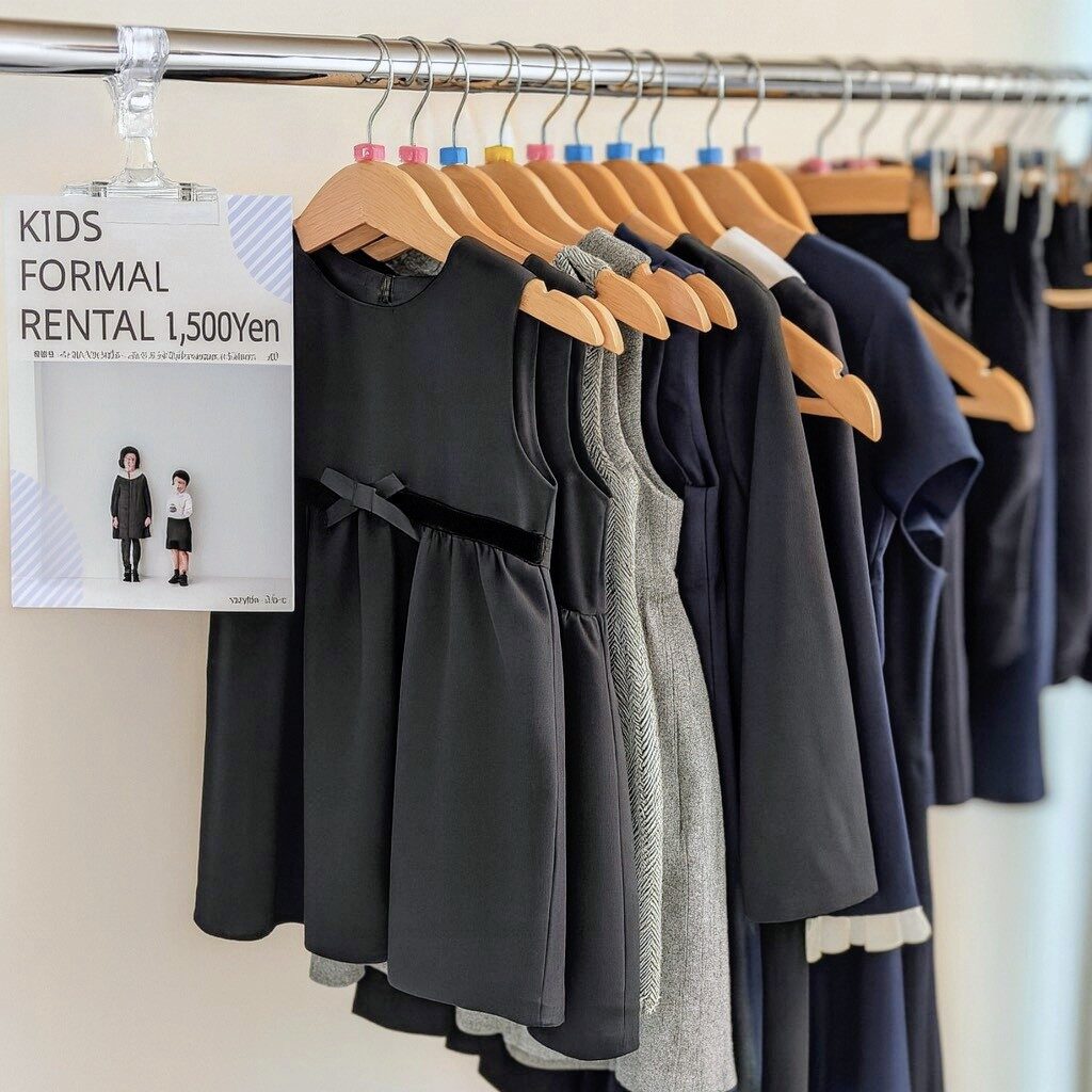 キッズ用フォーマル服を格安レンタル