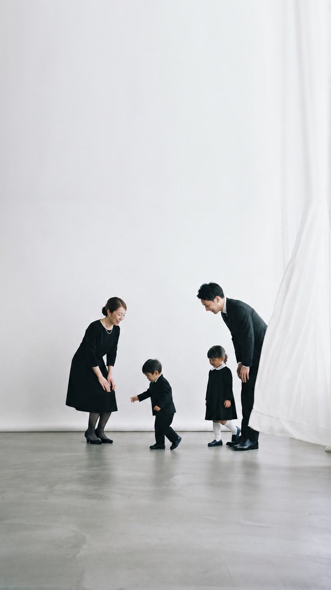 喪服・礼服をレンタルしてご葬儀に参列するご家族